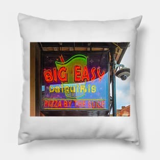 Big Easy Daiquiris and Pizza Bourbon Street Pillow