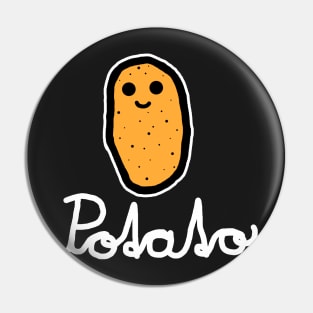 Potato (White) Pin