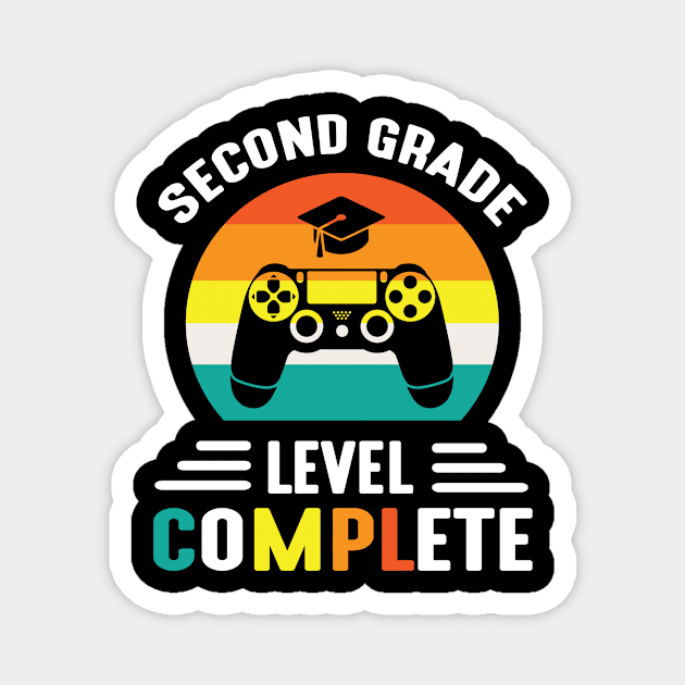 Gamer Student Class Of School Second Grade Level Complete Magnet by bakhanh123