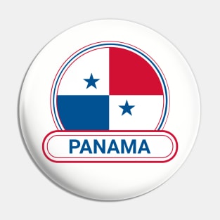 Panama Country Badge - Panama Flag Pin