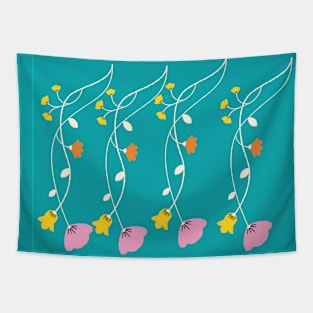 Spring Season Flowers Tapestry