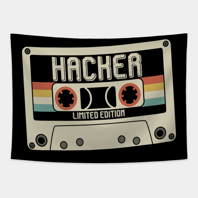 Hacker - Limited Edition - Vintage Style Tapestry by Debbie Art