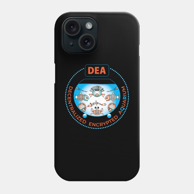 DEA. Decentralized Encrypted Aquarium. Phone Case by voloshendesigns