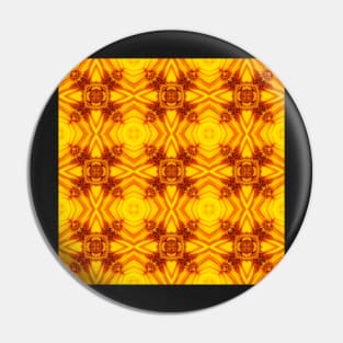 Golden Yellow Sunflower Pattern 2 Pin
