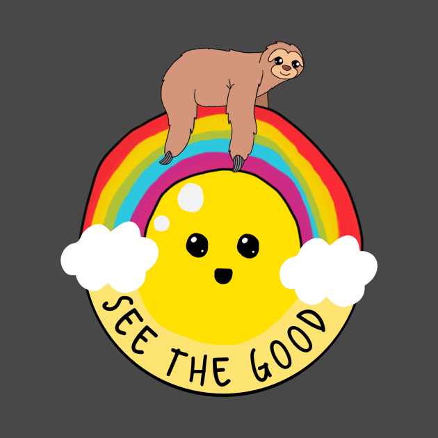 See the good rainbow sloth by gigglycute