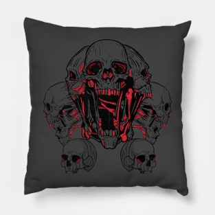 Skull Montage Pillow