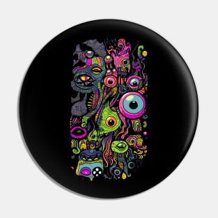 Trippy Eyeballs Series #3 Pin