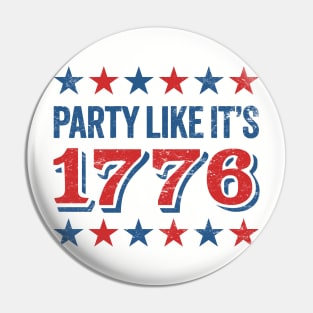 Vintage 4th of July Fun: Party Like It's 1776 Pin