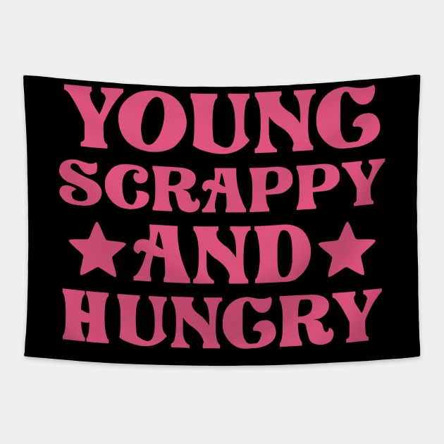 Young Scrappy and Hungry Tapestry by colorsplash