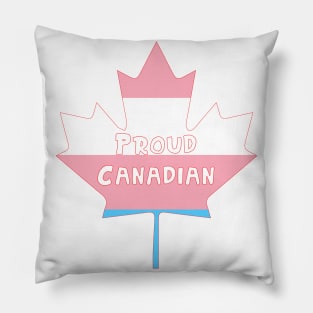 Proud Canadian (Transgender) Pillow