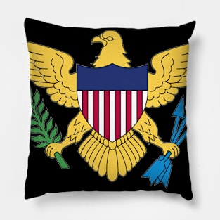 USVI FLAG - Virgin islands Flag Color - STT STX STJ Pillow