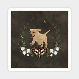 Cute labrador puppy Magnet