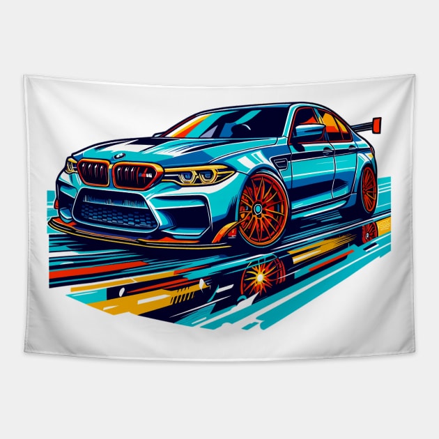 BMW M5 Tapestry by Vehicles-Art