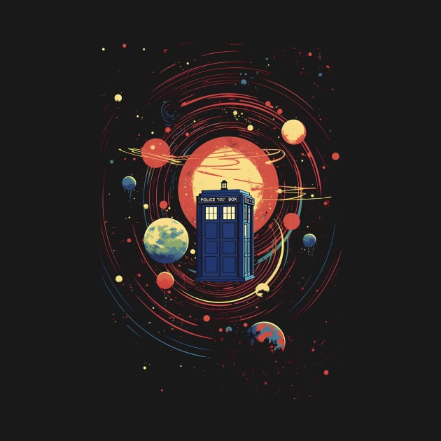 TARDIS - Space Art by DesignedbyWizards