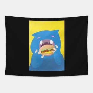 Cheeseburger Monster Tapestry