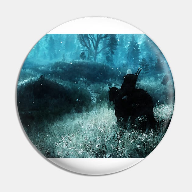 Geralt of Rivia Pin by zody