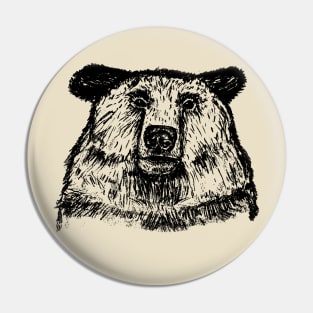 Transparent Bear Pin