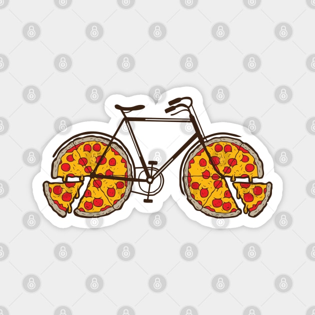 Pizza Bike Magnet by TambuStore