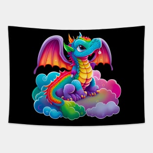 cute colorful dragon 3 Tapestry