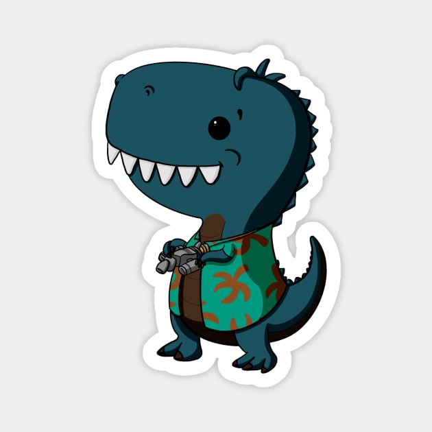 Wash T-Rex Magnet by Alisha Ober Designs