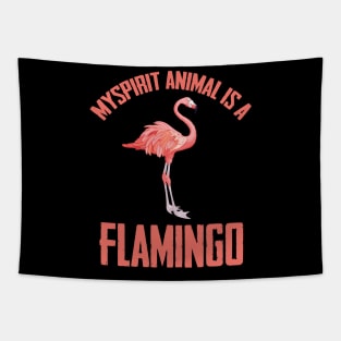 Myspirit animal flamingo Tapestry