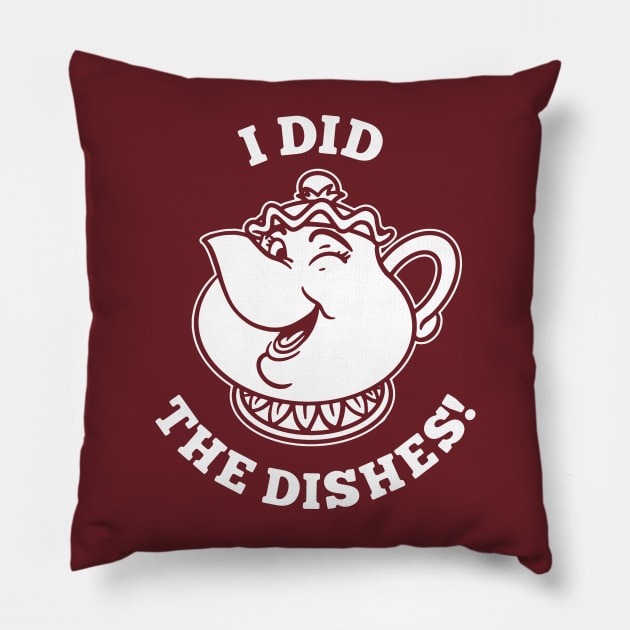 The Dishes Pillow by blairjcampbell