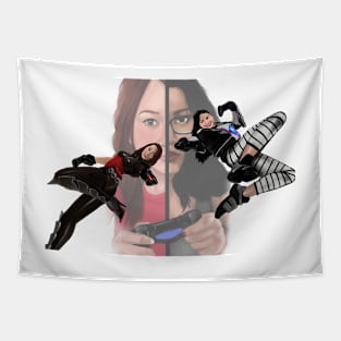 Nana & Panda Overwatch Design Tapestry