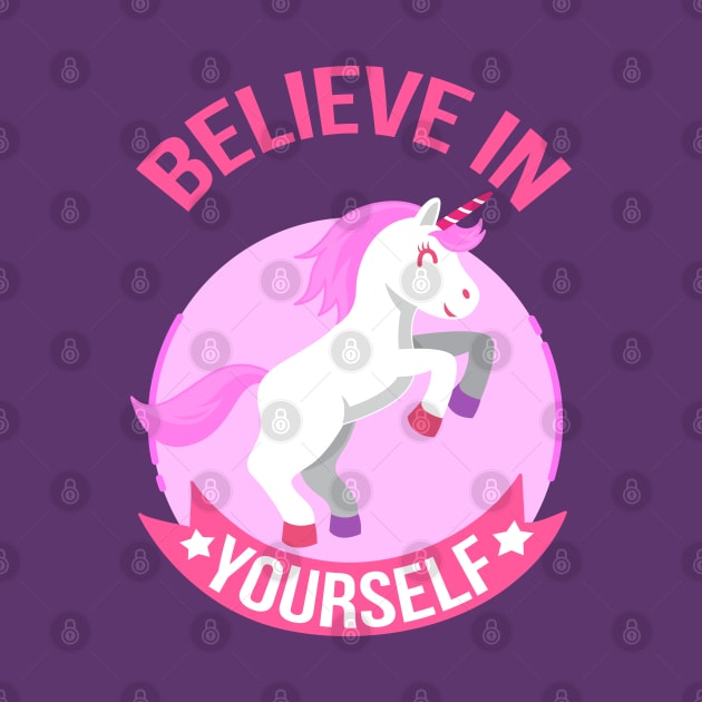 Unicorn Believe In Yourself by Liberty Art