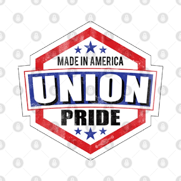 Union Pride Made in America by  The best hard hat stickers 