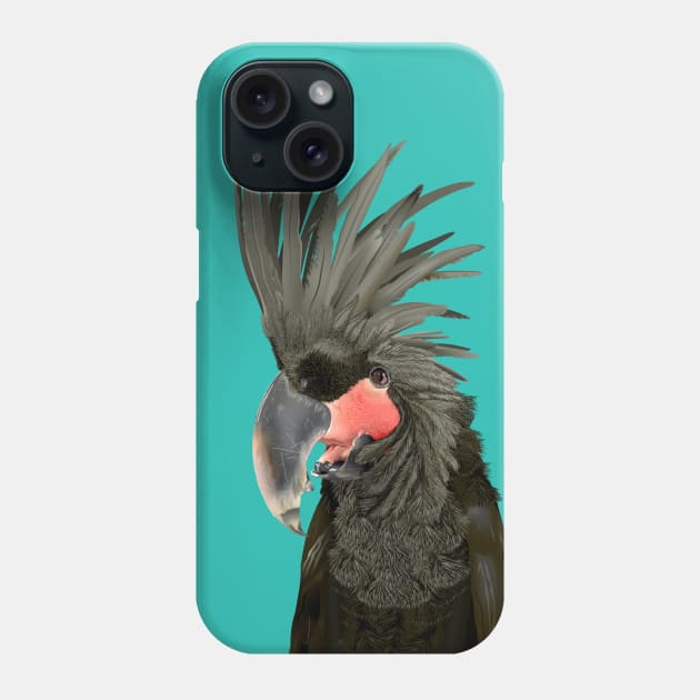 Black Palm Cockatoo - Maui Phone Case by TheStuffInBetween