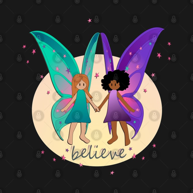 Believe -Fairy Friends - Full Moon by Nutmegfairy