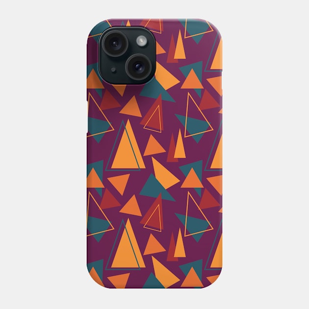 Triangle Seamless Pattern 013#002 Phone Case by jeeneecraftz