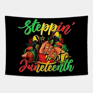 Steppin Into Juneteenth Tapestry