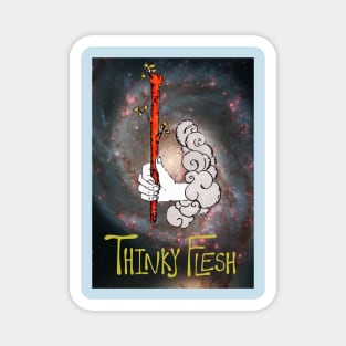 Thinky Flesh Universe Ace of Wands Magnet