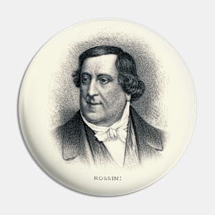 Composer Gioachino Antonio Rossini Pin