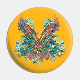 Artistic Butterfly Pin