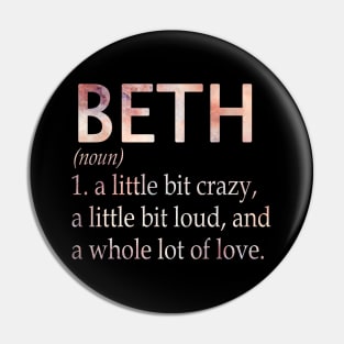 Beth Girl Name Definition Pin