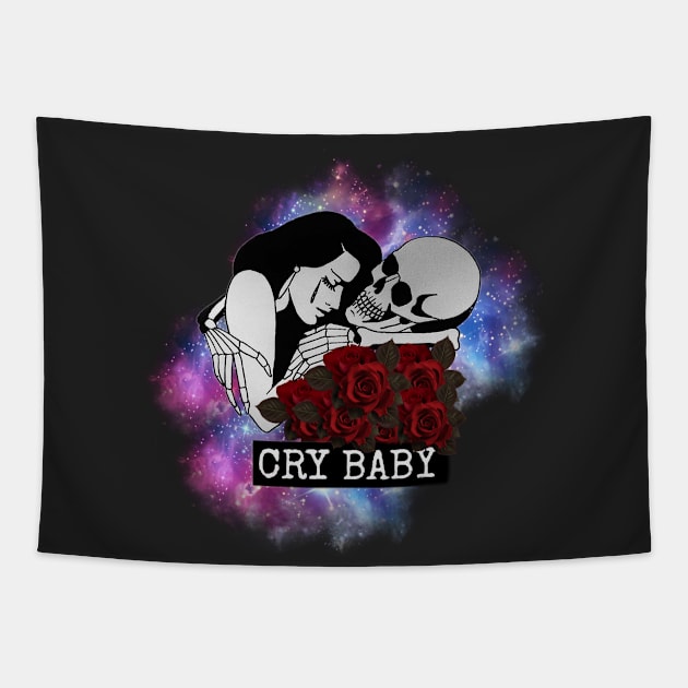 Cry Baby Tapestry by Arwa