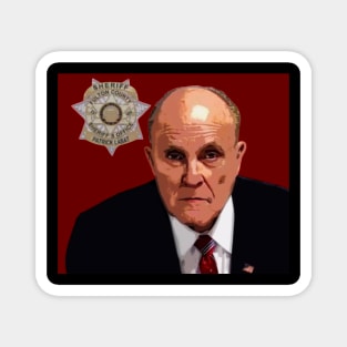 rudy giuliani mugshot Magnet