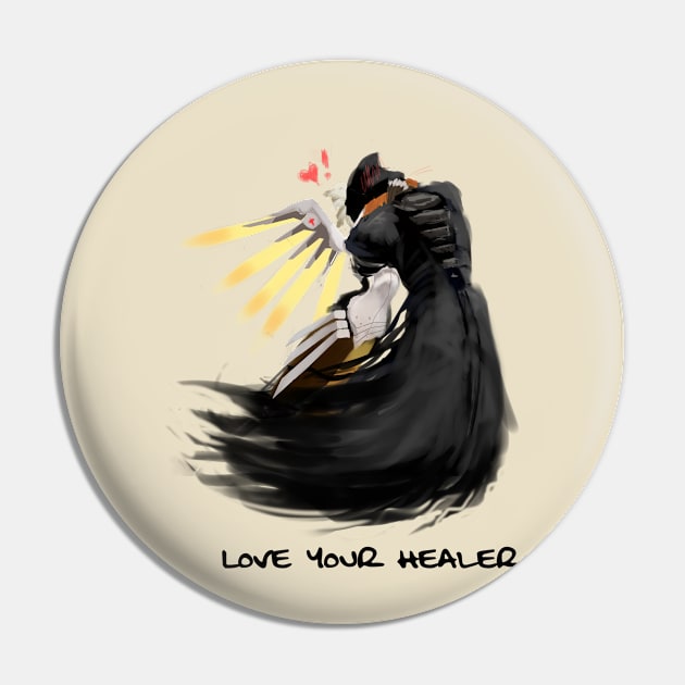 Love Your Healer Pin by Hailielle