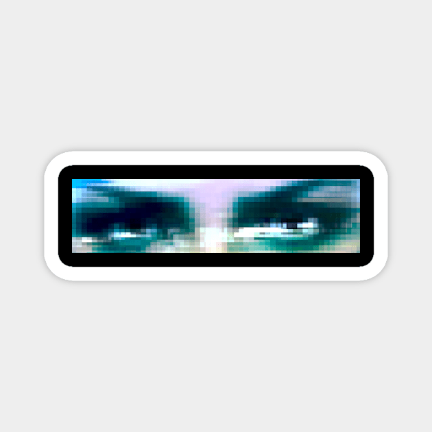 Digital Eyes Magnet by MooreArts