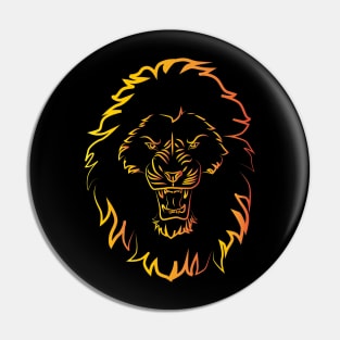 Growling Majesty Pin