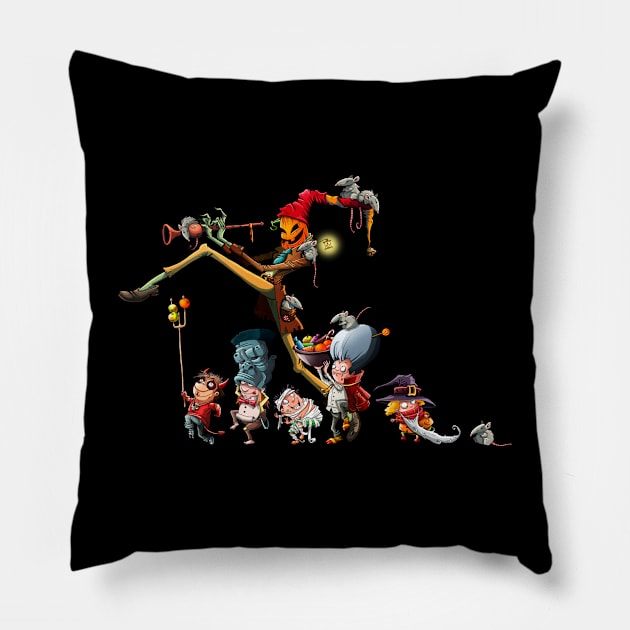 Pumpkinhead Jack Pillow by PontPilat