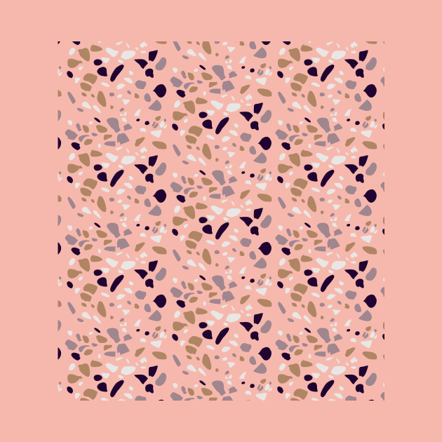 Modern Pink Terrazzo by Pulpixel