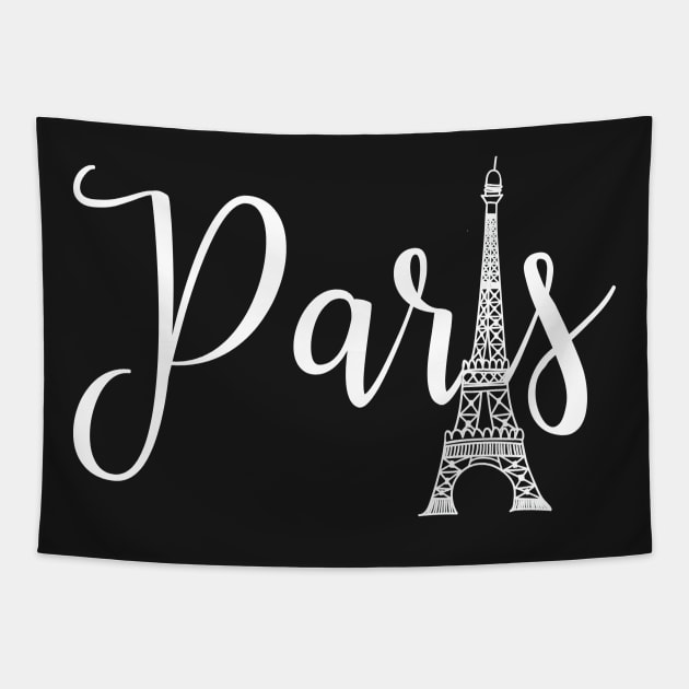 Paris Eiffel Tower Tapestry by letnothingstopyou