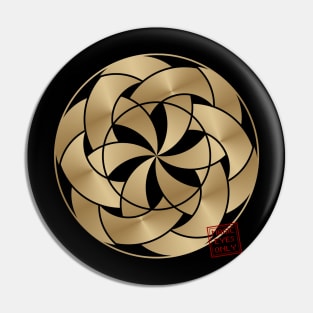 Crop circle 123 Pin