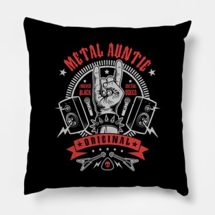 Metal Auntie Pillow