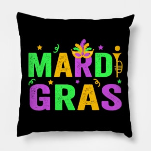Mardi Gras Women Men Mardi Gras Kids Pillow
