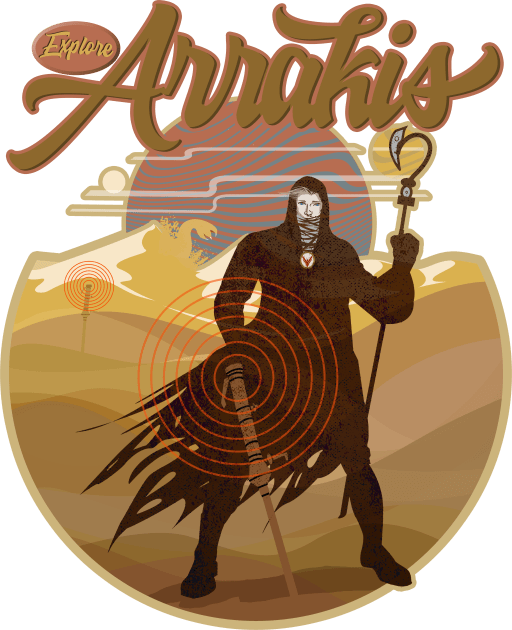 Explore Arrakis Kids T-Shirt by PalmGallery