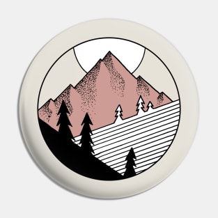 Circle Mountain Pin